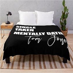 Mentally Dating Throw Blanket