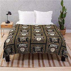 Tom Jones - Henry Fielding Book Cover Throw Blanket