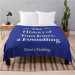 Henry Fielding, The History of Tom Jones, a Foundling Classic Literature Throw Blanket
