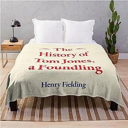 Henry Fielding The History of Tom Jones a Foundling Classic Literature Throw Blanket