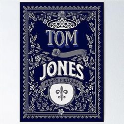 Tom Jones - Henry Fielding Book Cover Art Poster