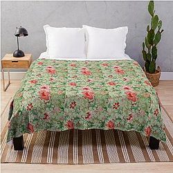 Ornamental Pattern Throw Blanket by Tom Jones
