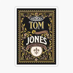 Tom Jones - Henry Fielding Book Cover Sticker