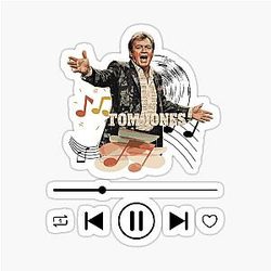 Tom Jones Sticker
