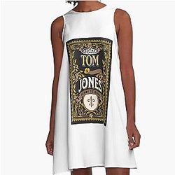 Tom Jones - Henry Fielding Book Cover Art A-Line Dress