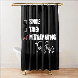 Mentally Dating Tom Jones Shower Curtain