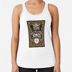 Tom Jones - Henry Fielding Book Cover Art Racerback Tank Top