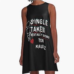 Mentally Dating Tom Kaulitz A Line Dress