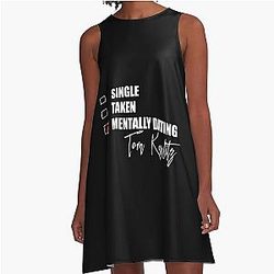 Mentally Dating Tom Kaulitz Aline Dress