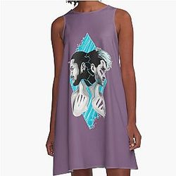Bill Tom Kaulitz fan portrait A-Line Dress