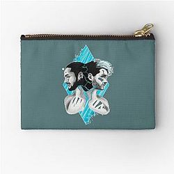 Bill Tom Kaulitz fan portrait Premium Scoop Zipper Pouch