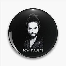 Tom Kaulitz Tokyo Hotel design black white Pin