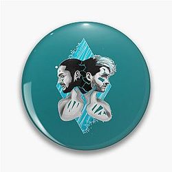 Bill Kaulitz fan portrait Premium Scoop Pin