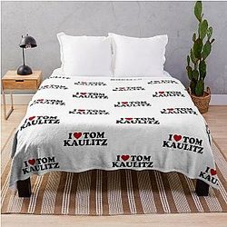 I Love TOM KAULITZ Design Throw Blanket