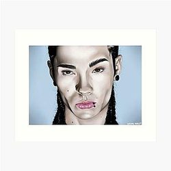 Tom Kaulitz Tokio Hotel Portrait Art