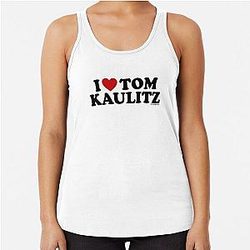 I Love Tom Kaulitz design Racerback Tank Top
