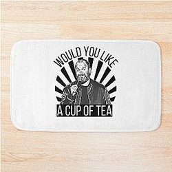 Gift for Men Would You Like a Cup of Tea Tom Segura Gift Movie Fans Bath Mat