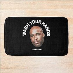 My Favorite People Wash Your Hands with Tom Segura Funny Graphic Gifts Bath Mat