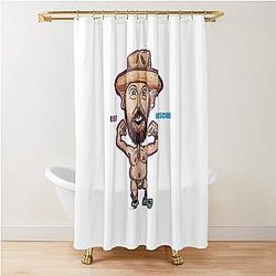Funny Man Tom Segura Curtain for Music Fans Shower