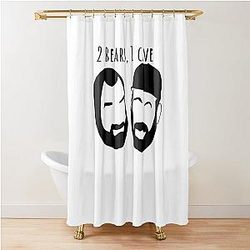 For Men and Women 2 Bears 1 Cave Tom Segura Bert Kreischer Premium Awesome Shower Curtain
