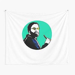 Funny Men Tom Segura Awesome Music Fan Tapestry