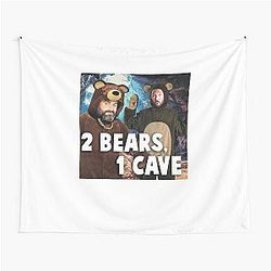 Birthday Gift Tom Segura 2 Bears Cave Retro Wave Tapestry