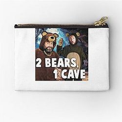 Birthday Gift Tom Segura 2 Bears Cave Retro Wave Zipper Pouch