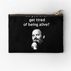 Tom Segura Tired of Being Alive Zipper Pouch