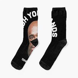 My Favorite People Wash Your Hands Tom Segura Graphic Gifts Socks