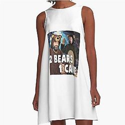 Birthday Gift Tom Segura 2 Bears Cave A-Line Dress