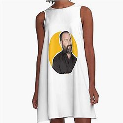 Beautiful Tom Segura Fan Art and Merch Awesome A-Line Dress for Movie Fans