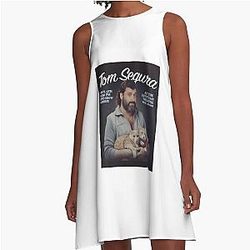 More Than Awesome Tom Segura Fan Art Merch Graphic For A-Line Dress