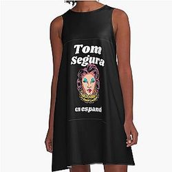 Men Women A-Line Gift Cute Graphic Dress