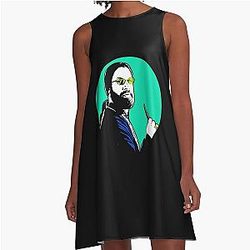 Gifts for Women Cool Graphic A-Line Dress