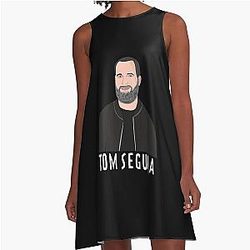 More Than Awesome Tom Segura Fan A-Line Dress