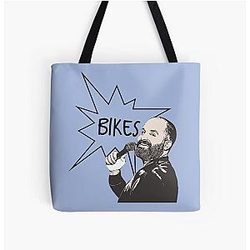 Bikes Tom Segura All Over Print Tote Bag