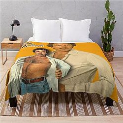 Tom Selleck Throw Blanket