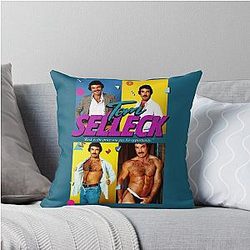 Tom Selleck Throw Pillow