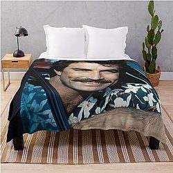 Tom Selleck Handsome Throw Blanket