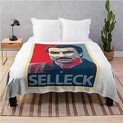 Tom Selleck Throw Blanket