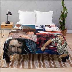 Tom Selleck Signed Throw Blanket