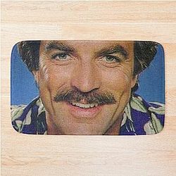 Tom Selleck Funny Magnum PI Style Bath Mat