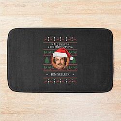 All I Want for Christmas is Tom Selleck Bath Mat