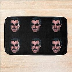 Dark Tom Selleck Bath Mat