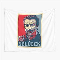 Tom Selleck Funny Wall Tapestry