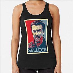Tom Selleck Funny Racer Tank Top