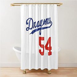 Tom Selleck - Chunichi Dragons Mr. Baseball Movie Jersey Shower Curtain