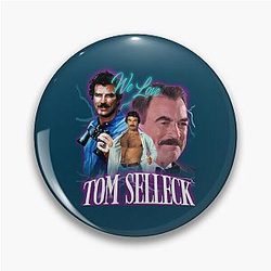 Tom Selleck Pin