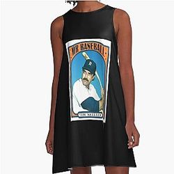 Tom Selleck Mr. Baseball A-Line Dress