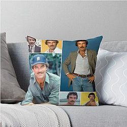 Tom Selleck Throw Pillow